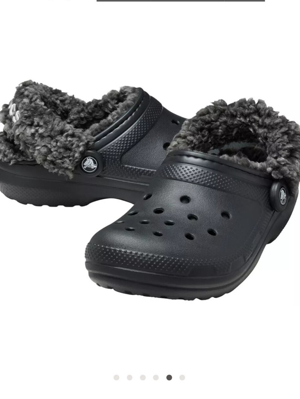 CROCS Classic Fleece Lined Clog in Black